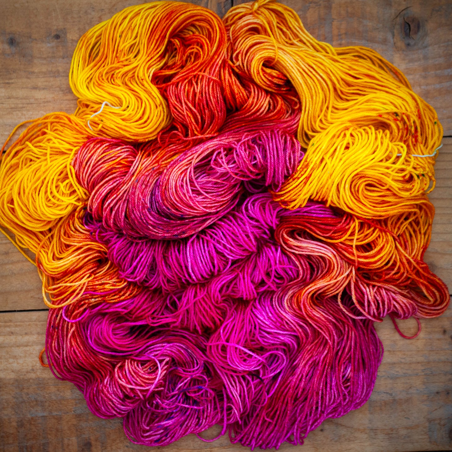 100% Superwash Bluefaced Leicester - DK weight - hand dyed yarn - Ready to Ship