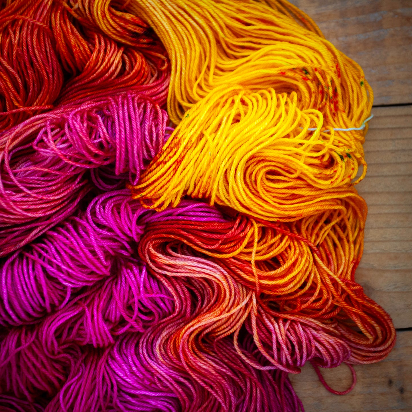 100% Superwash Bluefaced Leicester - DK weight - hand dyed yarn - Ready to Ship