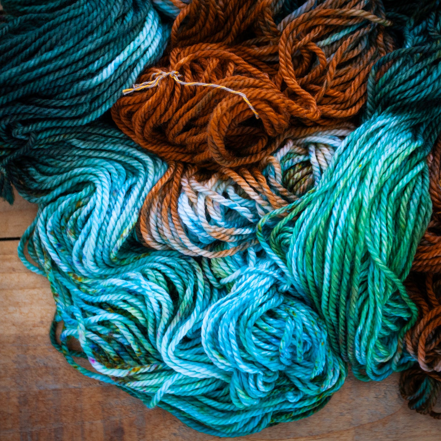 Superwash Merino/Cashmere/Nylon - Aran weight - hand dyed yarn - Ready to Ship