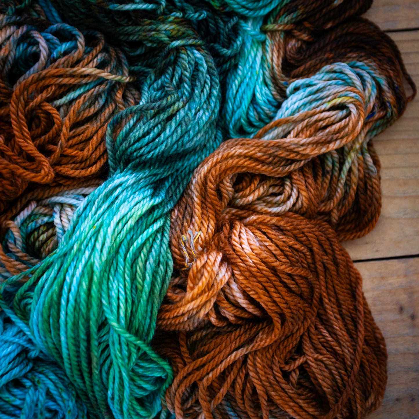 Superwash Merino/Cashmere/Nylon - Aran weight - hand dyed yarn - Ready to Ship