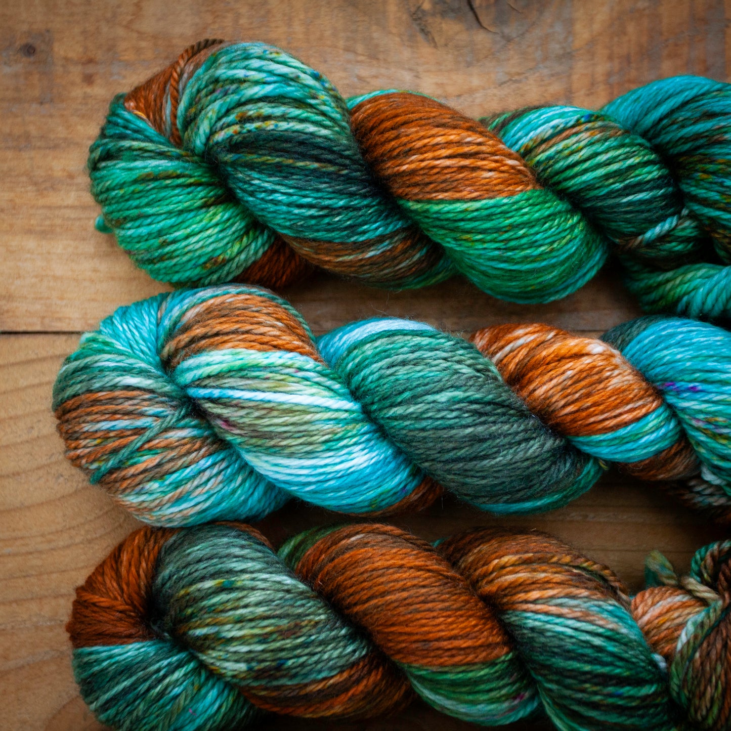 Superwash Merino/Cashmere/Nylon - Aran weight - hand dyed yarn - Ready to Ship