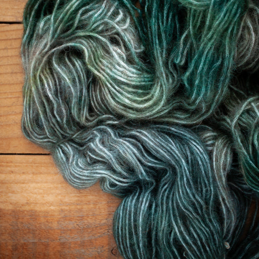 Baby Alpaca/Pima Cotton - Sport weight - hand dyed yarn - Ready to Ship