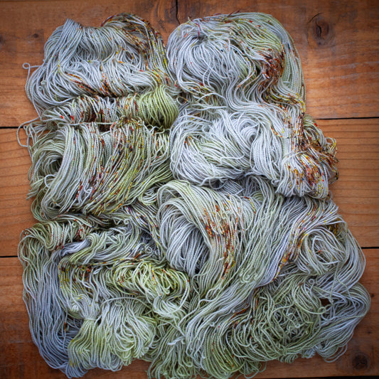Superwash Bluefaced Leicester (BFL)/Nylon High Twist 4ply hand dyed yarn - sock weight - Ready to Ship