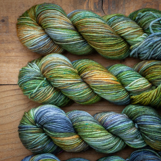100% Superwash Merino - DK weight - hand dyed yarn - in stock and  ready to ship