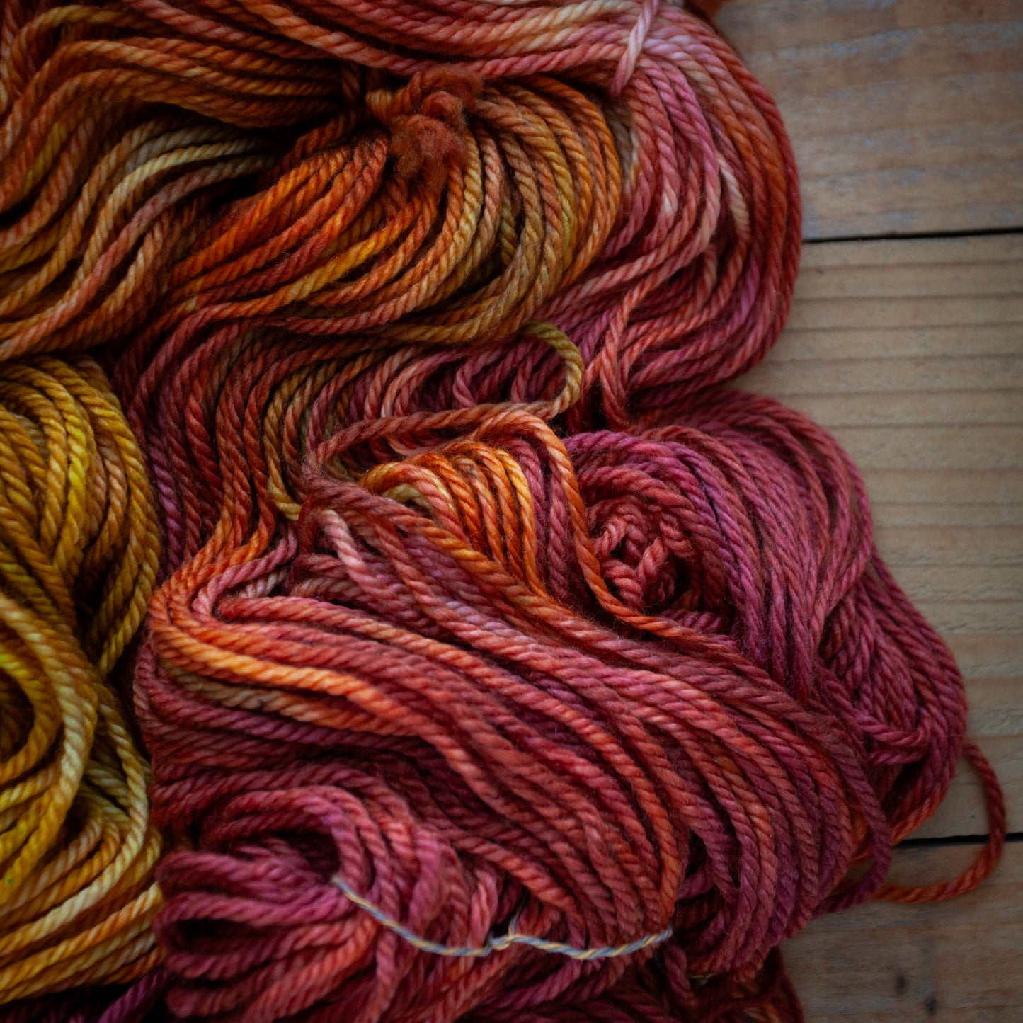 Superwash Merino/Cashmere/Nylon - Aran weight - hand dyed yarn - Ready to Ship