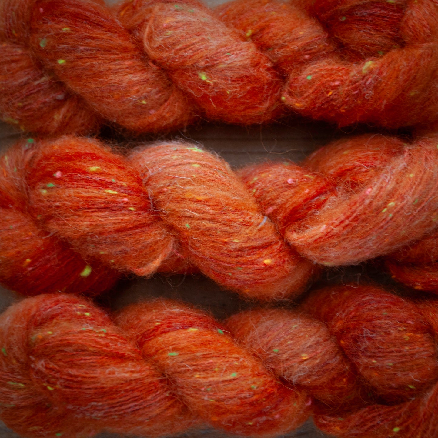 Superwash Merino/Alpaca Neon Tweed - fingering weight - hand dyed yarn - Ready to Ship