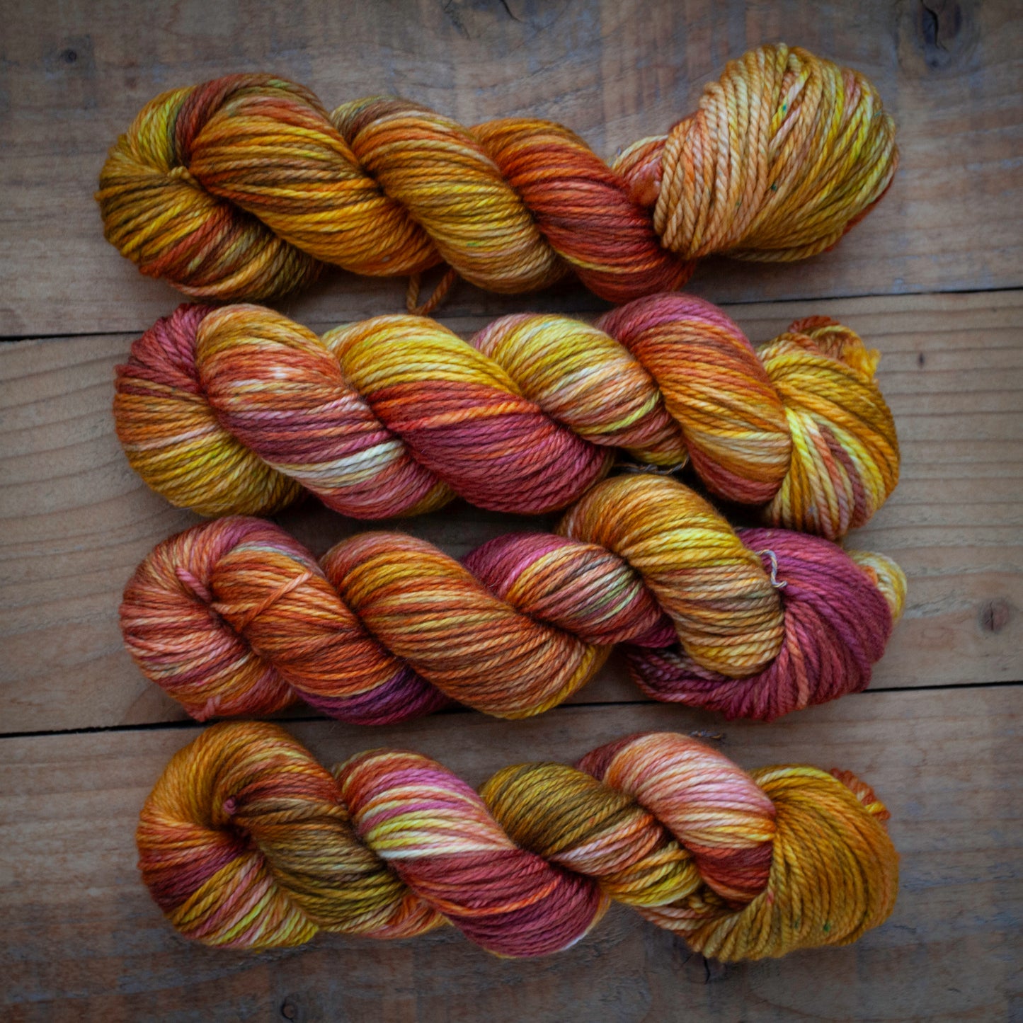 Superwash Merino/Cashmere/Nylon - Aran weight - hand dyed yarn - Ready to Ship