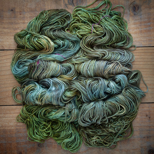 Baby Alpaca/Silk/Cashmere - DK weight - hand dyed yarn - Ready to Ship