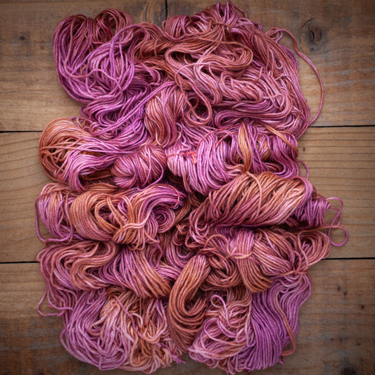 Baby Alpaca/Silk/Cashmere - DK weight - hand dyed yarn - Ready to Ship