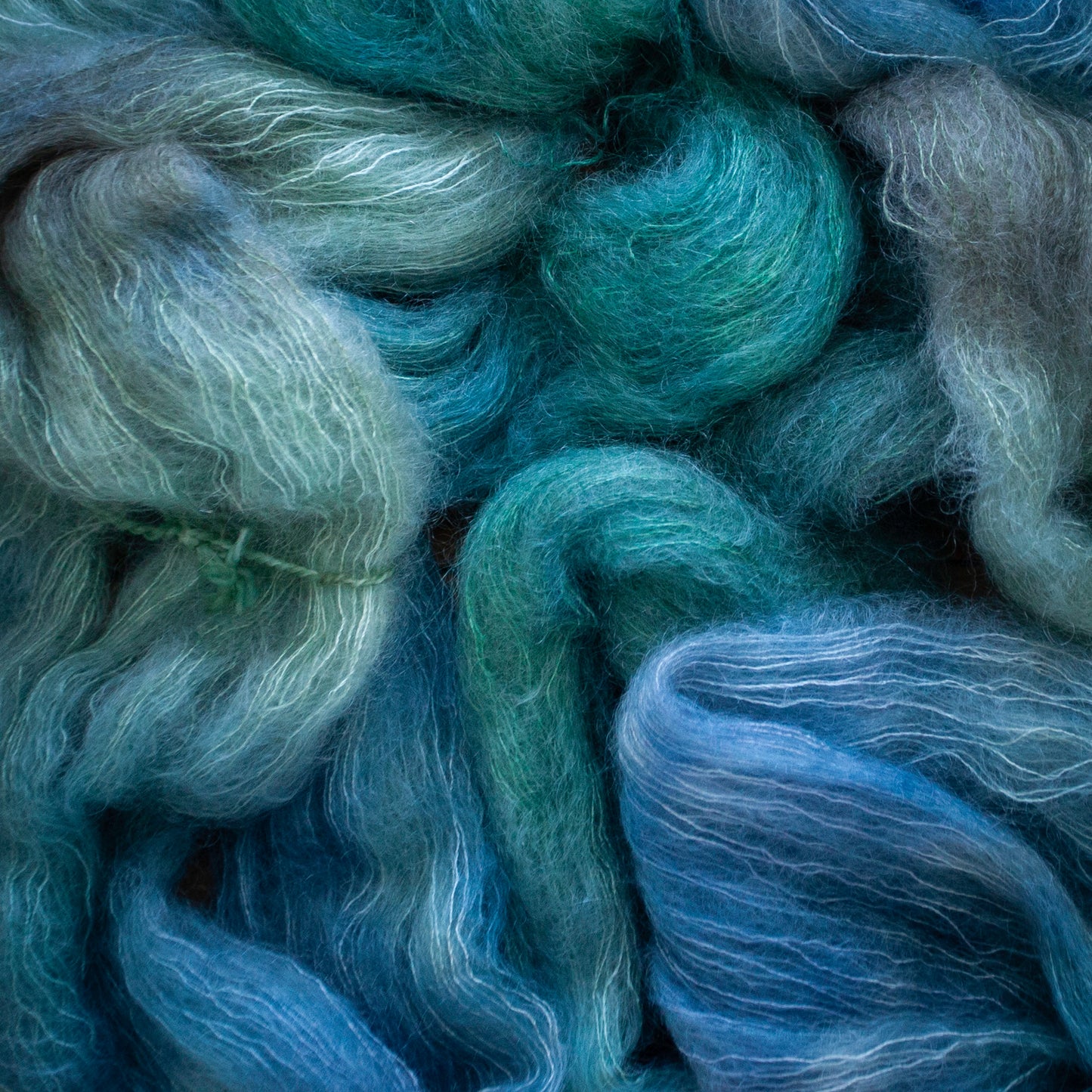 Kid Silk Mohair - lace weight - hand dyed yarn - Ready to Ship