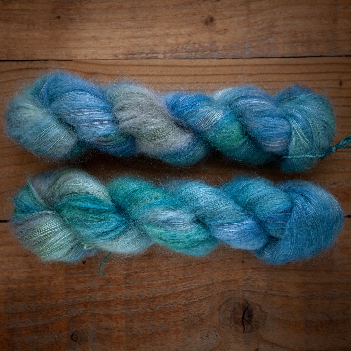 Kid Silk Mohair - lace weight - hand dyed yarn - Ready to Ship