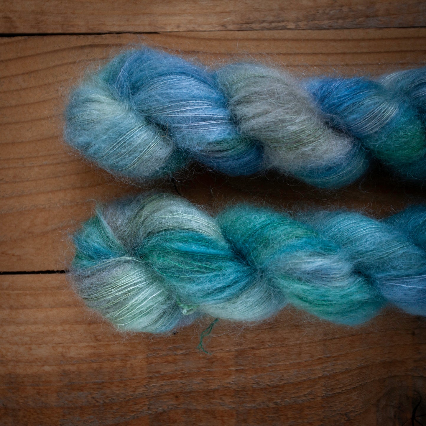 Kid Silk Mohair - lace weight - hand dyed yarn - Ready to Ship