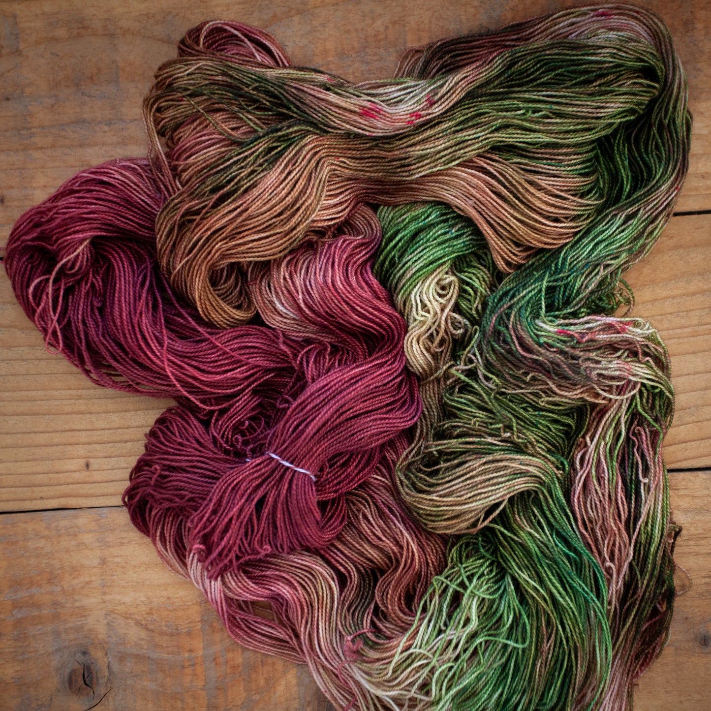 Superwash Bluefaced Leicester (BFL)/Nylon High Twist 4ply hand dyed yarn - sock weight - Ready to Ship