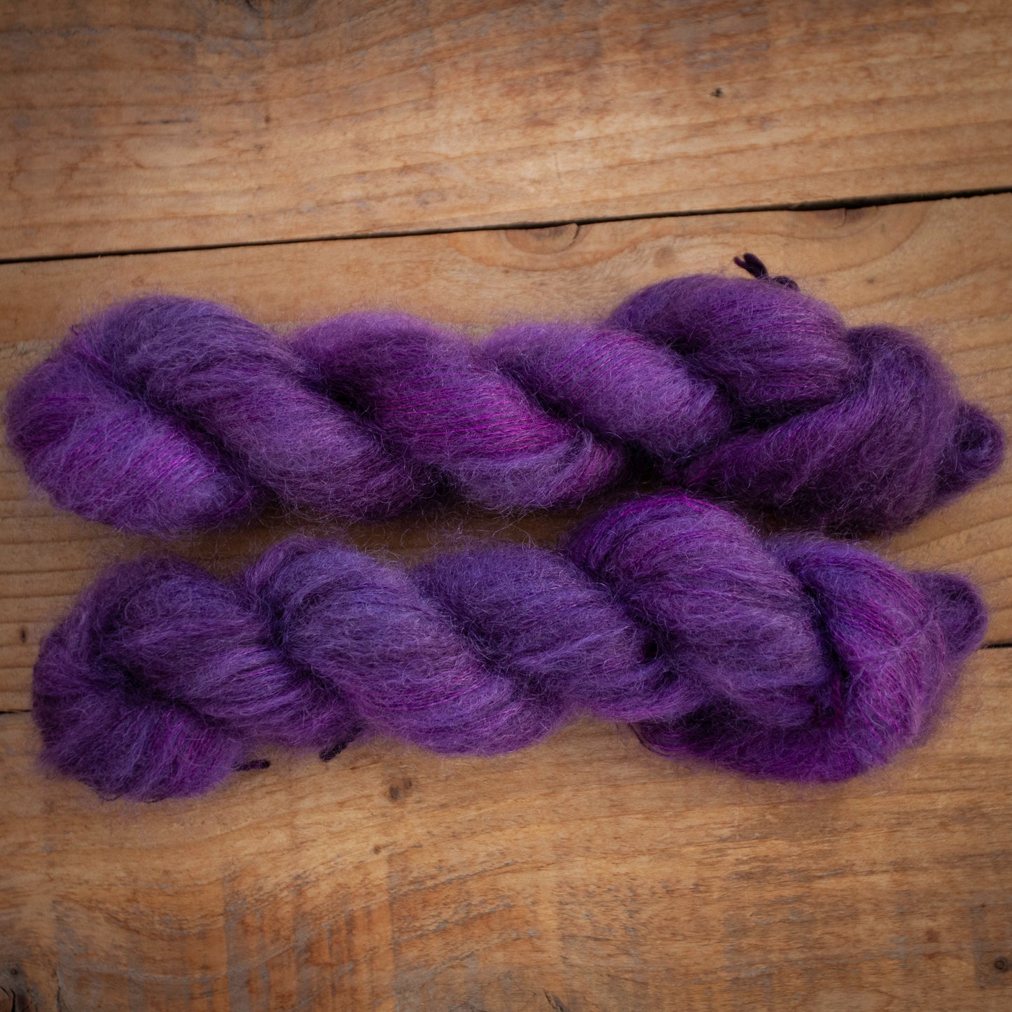 Kid Silk Mohair - lace weight - hand dyed yarn - Ready to Ship