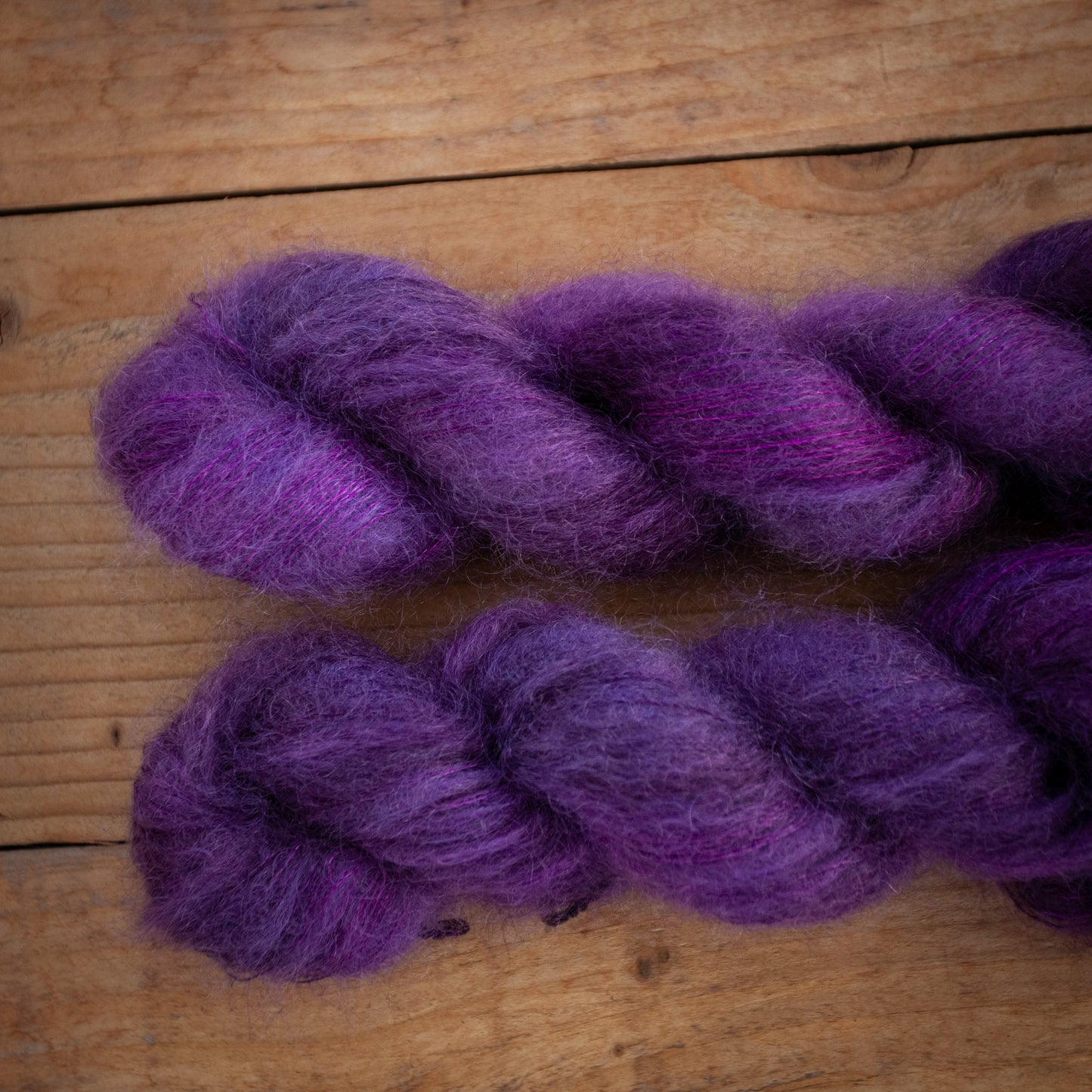 Kid Silk Mohair - lace weight - hand dyed yarn - Ready to Ship