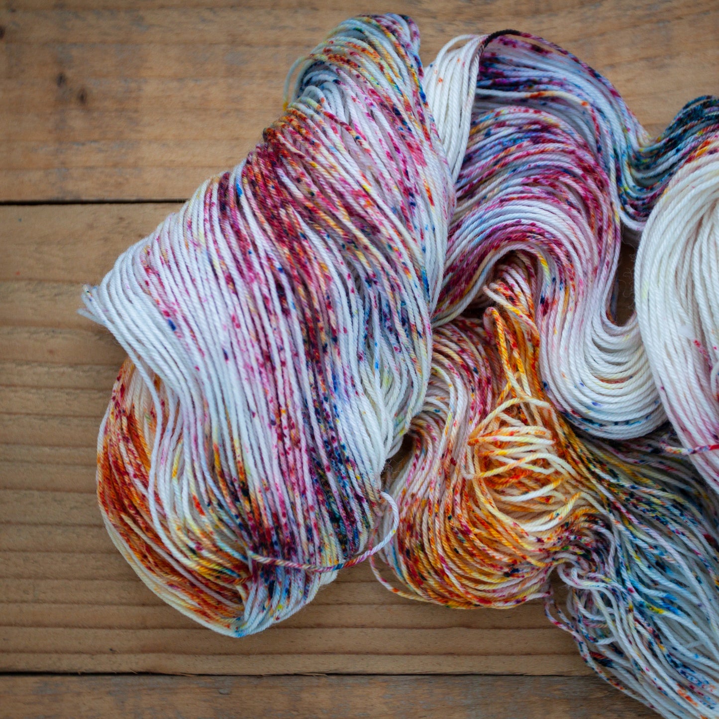 "Ice cream sprinkles" - ready to ship - Sock Superwash Merino/Nylon
