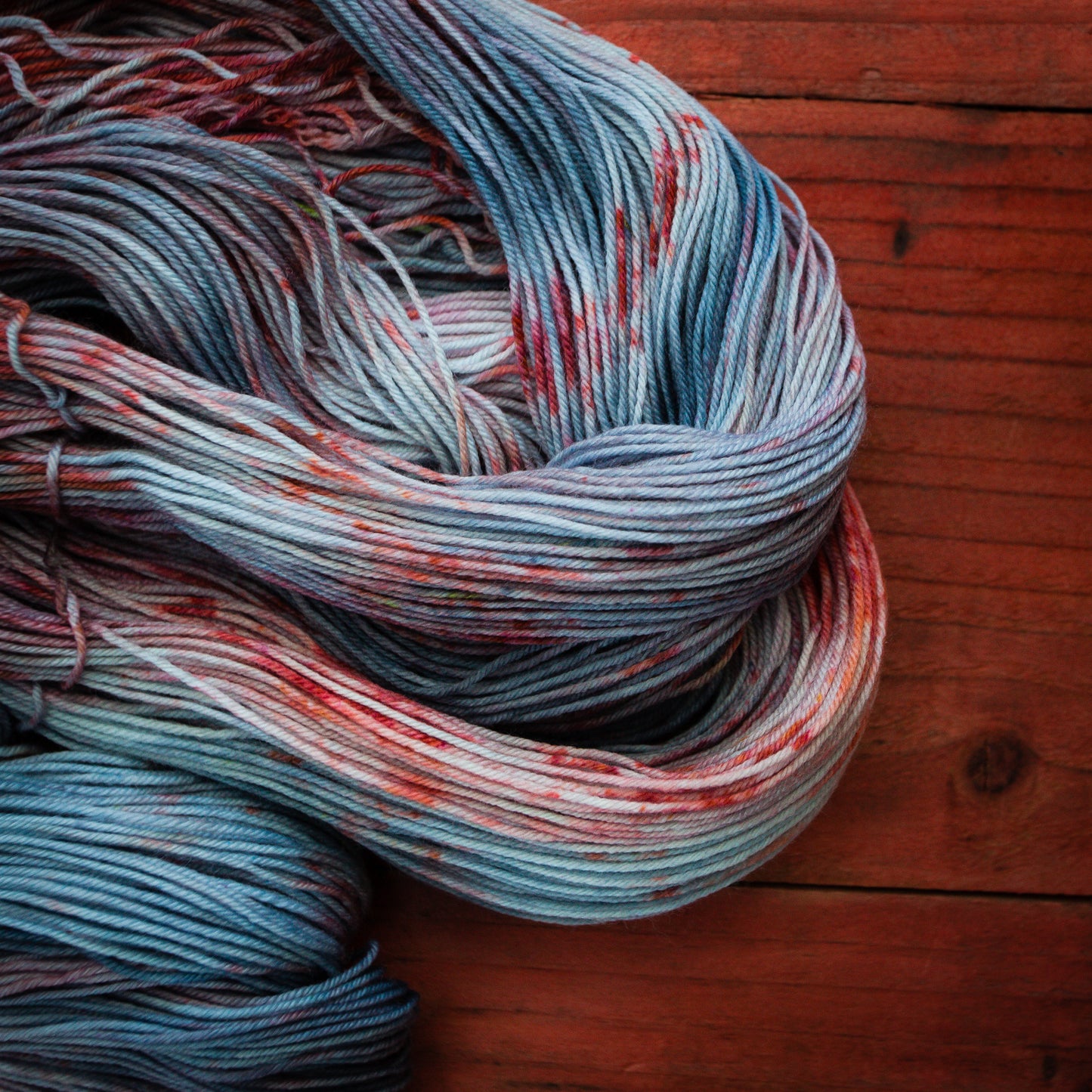 "Frosted Berries" - hand dyed yarn