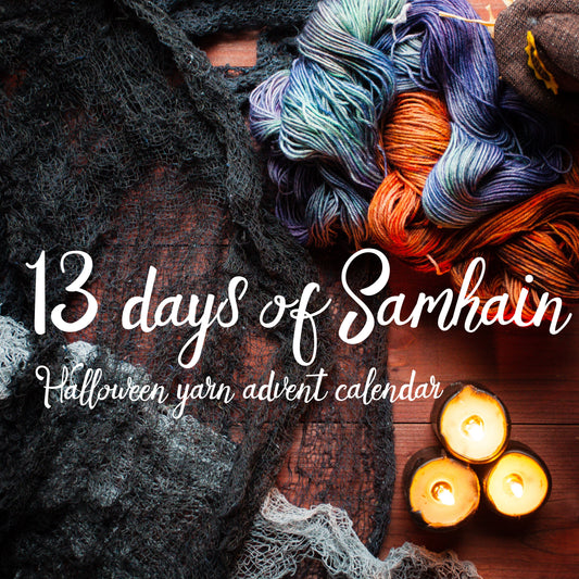 2021 Halloween yarn advent calendar