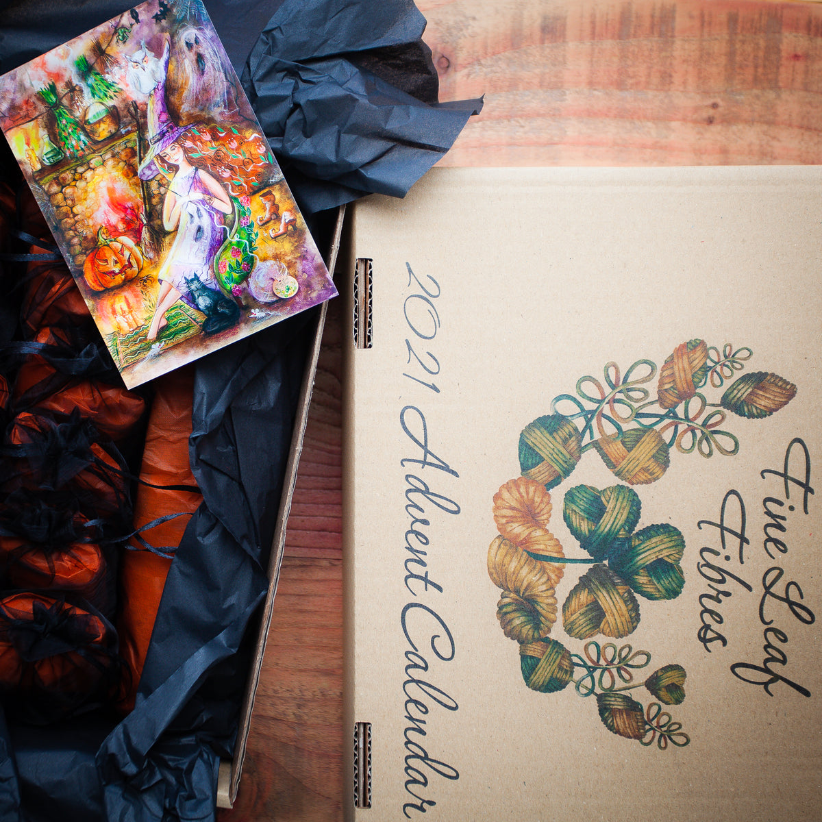 2021 Halloween yarn advent calendar "13 days of Samhain"