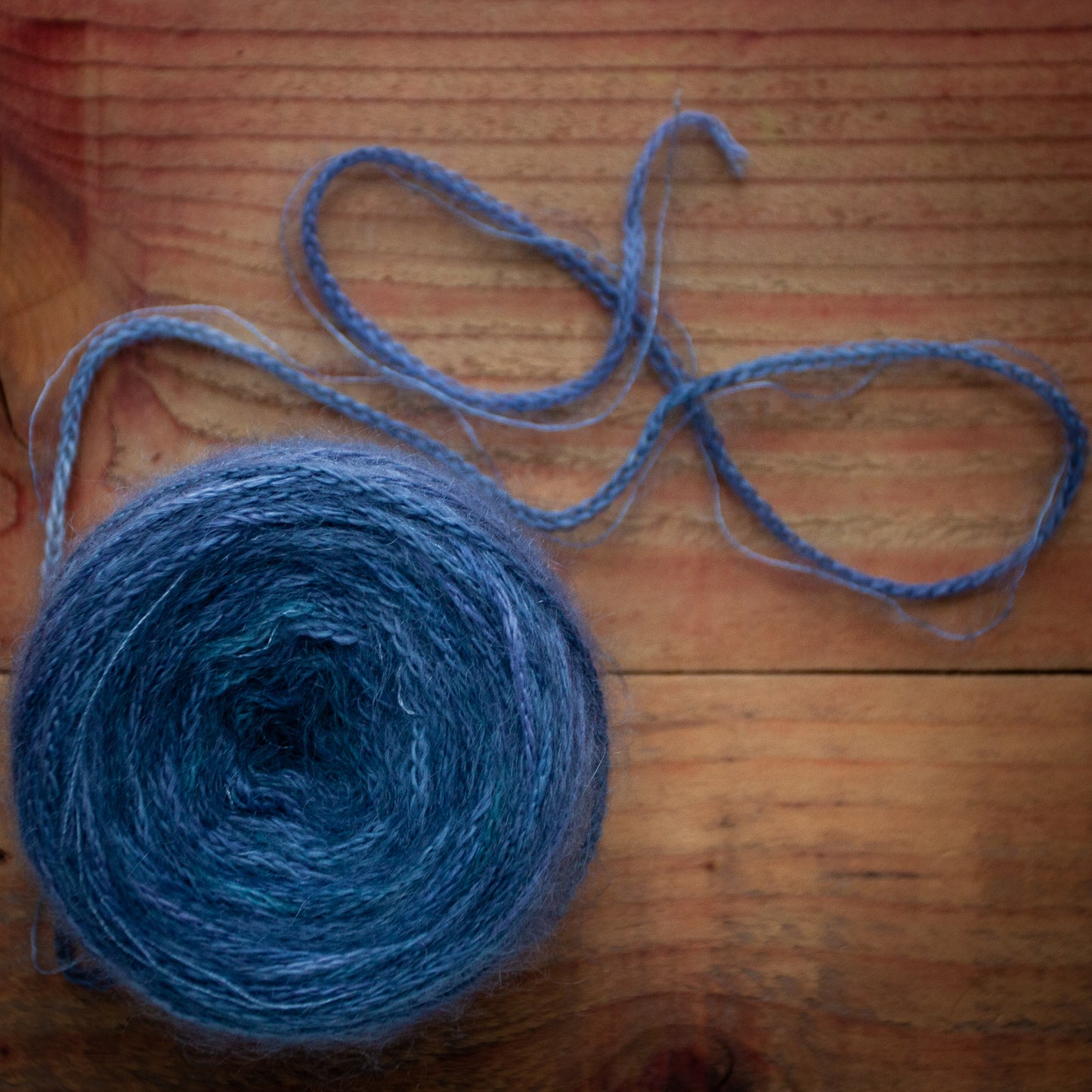 Sweater yarn set - "Calm before the storm" - wool and mohair skeins