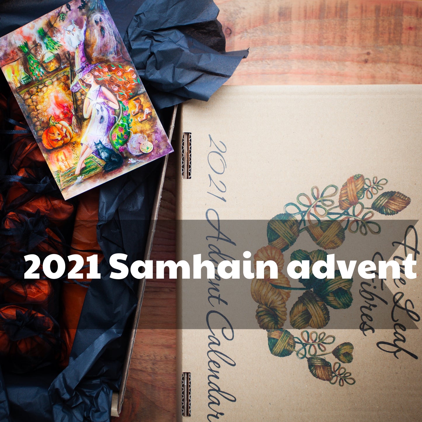 2023 Halloween yarn advent calendar "13 days of Samhain"